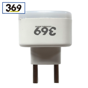 مبدل برق ۳ به ۲ چراغ‌دار ۳۶۹ (اورجینال) | برد باکیفیت وارداتی (چین) – محافظ ایمن